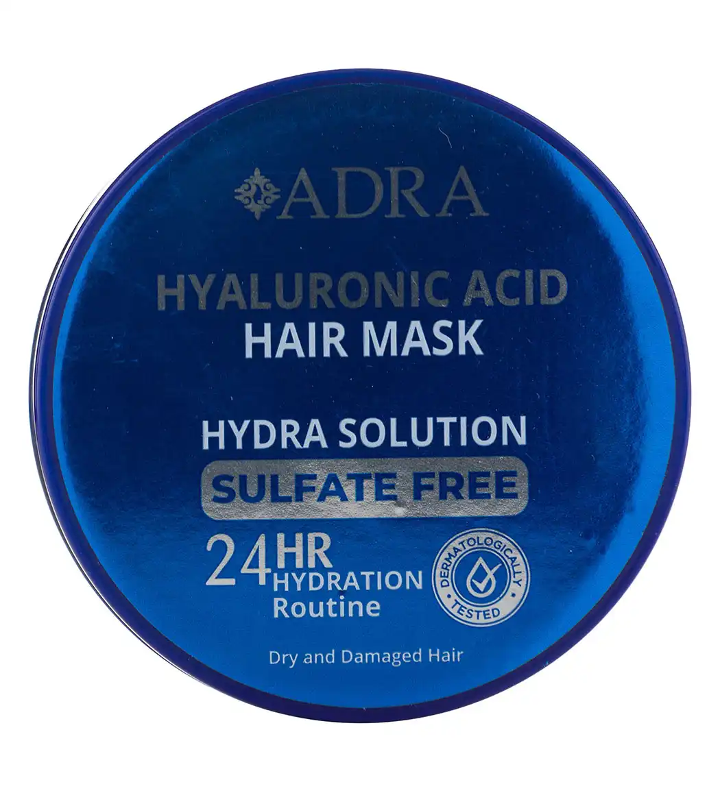 ماسک مو هیالورونیک اسید آدرا با خاصیت آبرسانی 24 ساعته